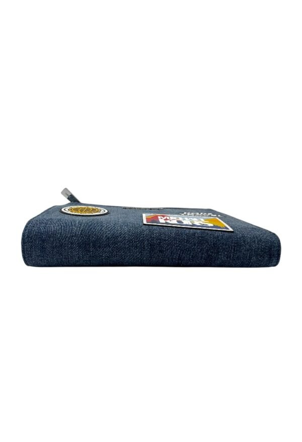 MICHAEL KORS - TRAVEL EMBLELLSHED DENIM WALET - Image 10